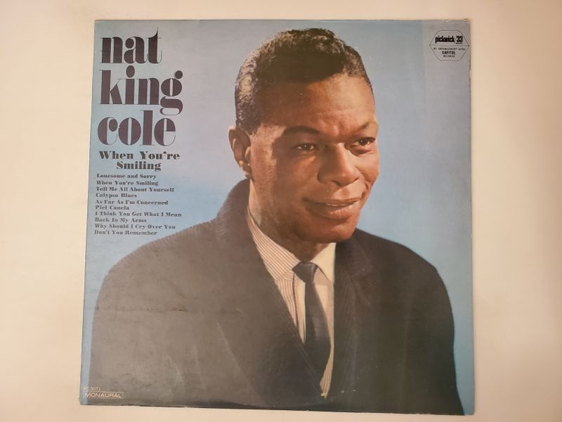 Nat King Cole When You're Smiling vinyl record